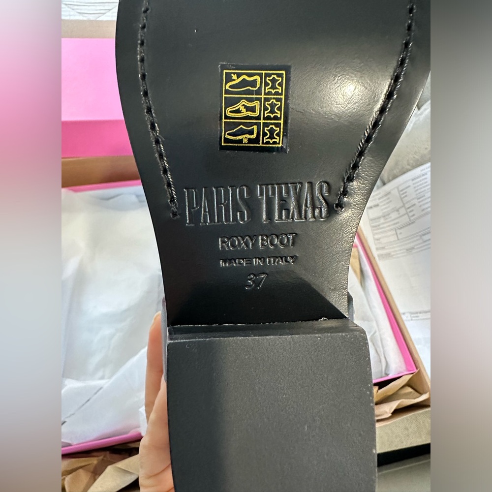 Paris Texas Roxy Boot Black leather BRAND NEW - Picture 6 of 7